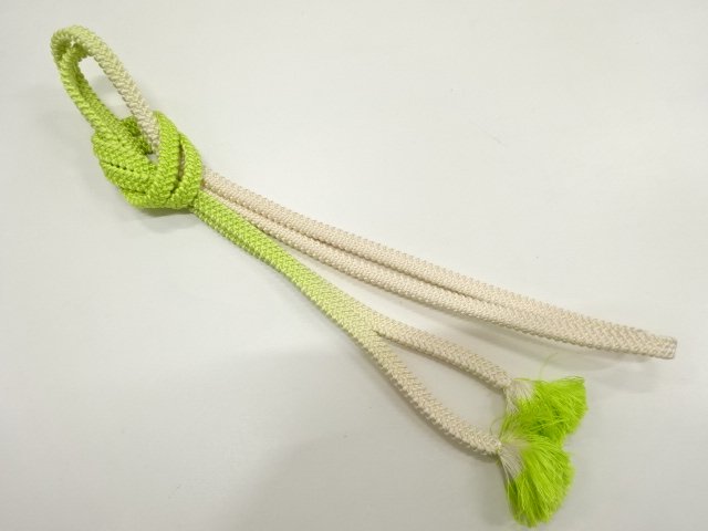 JAPANESE KIMONO / HAND-TIED OBIJIME